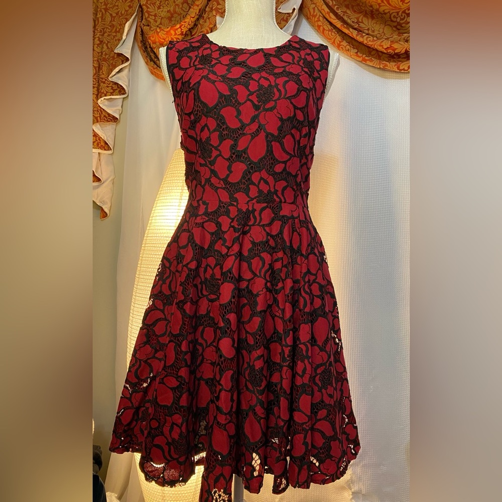Maison Jules Dress Red
